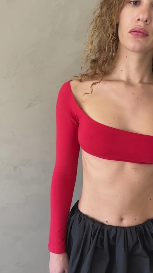 Women El Tigre Chiquito Crop Top Tomate Lisa Says Gah Tops Women El Tigre Chiquito Crop Top Tomate Lisa Says Gah Tops
