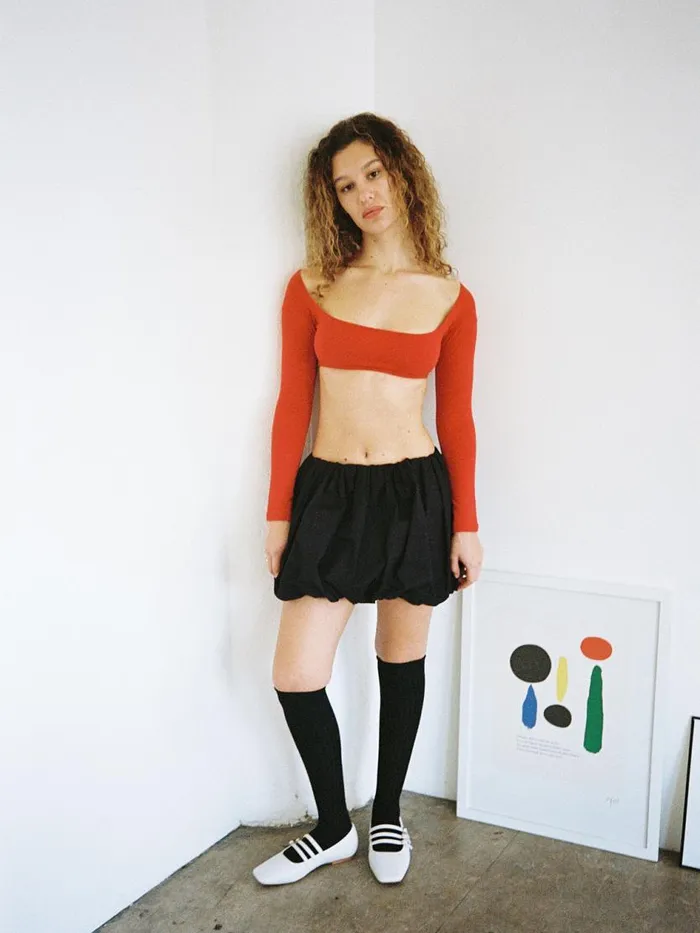 Women El Tigre Chiquito Crop Top Tomate Lisa Says Gah Tops Women El Tigre Chiquito Crop Top Tomate Lisa Says Gah Tops