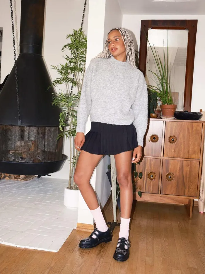 Women Elise Sweater Heather Grey Lisa Says Gah Sweaters