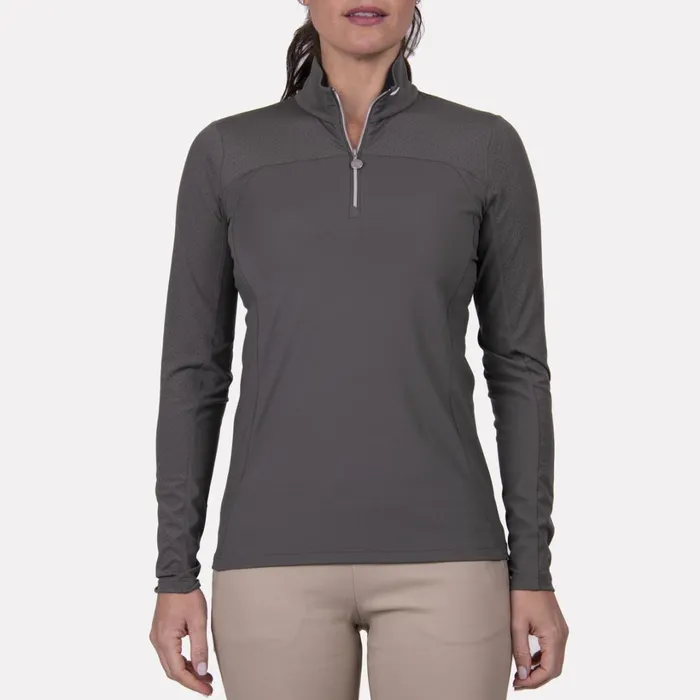 Women Evy HalfZip Iron KJUS Midlayers and Sweaters