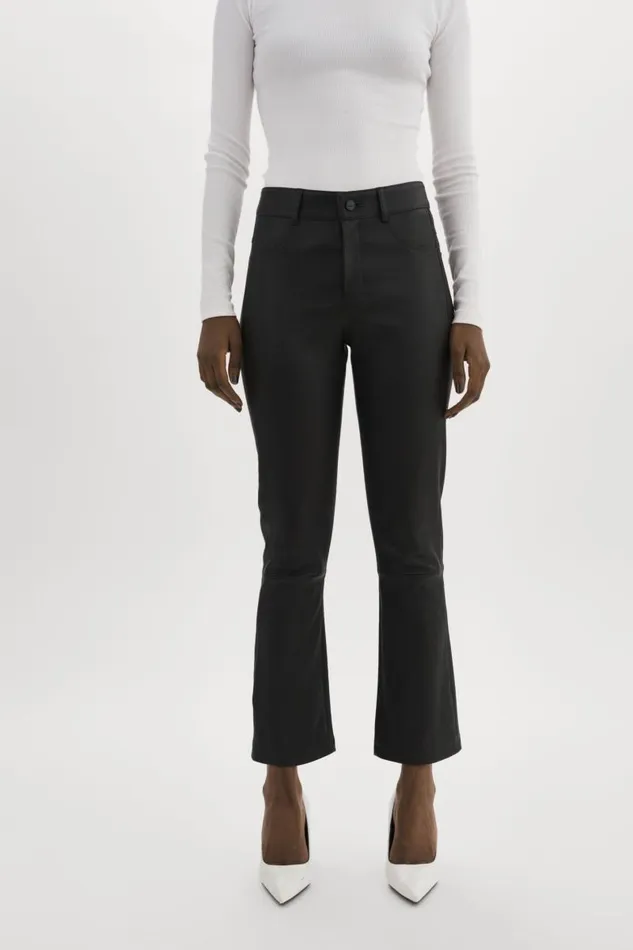 Women FARIS Stretch Leather Pants Black LAMARQUE Pants and Shorts Women FARIS Stretch Leather Pants Black LAMARQUE Pants and Shorts
