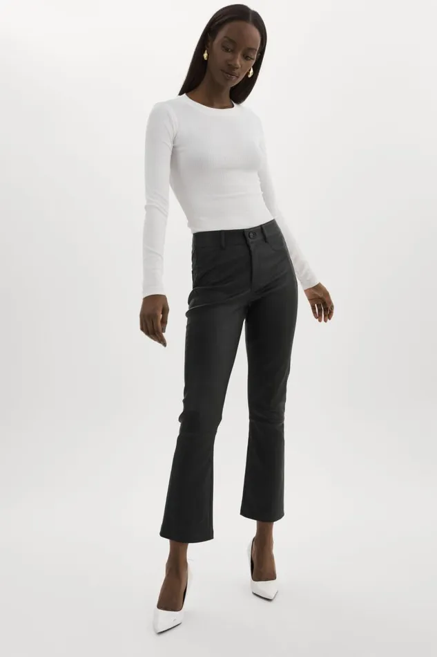 Women FARIS Stretch Leather Pants Black LAMARQUE Pants and Shorts Women FARIS Stretch Leather Pants Black LAMARQUE Pants and Shorts