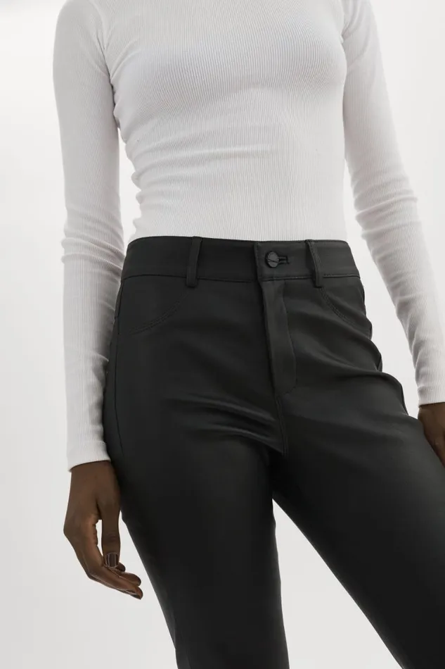 Women FARIS Stretch Leather Pants Black LAMARQUE Pants and Shorts Women FARIS Stretch Leather Pants Black LAMARQUE Pants and Shorts
