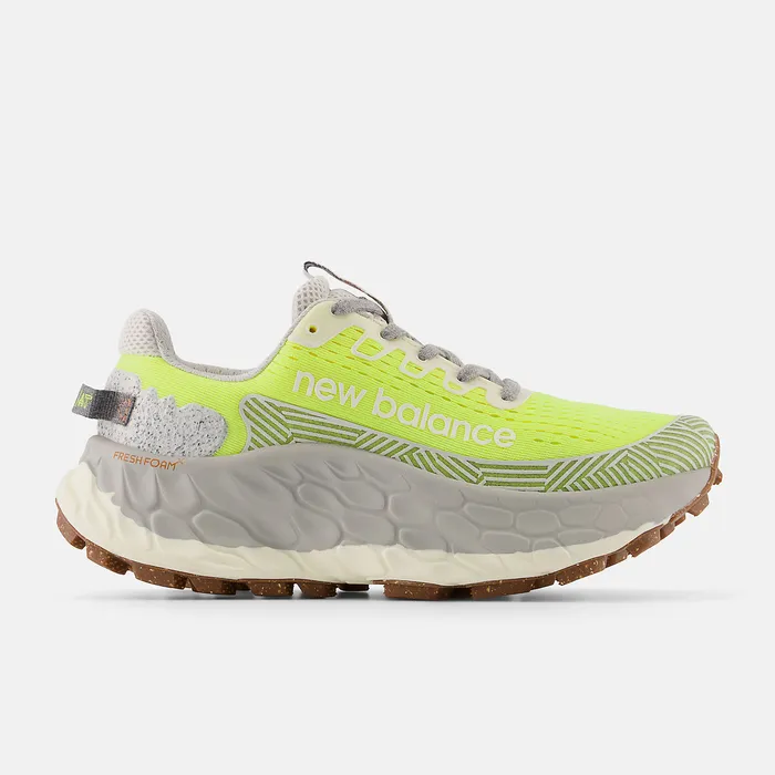 Women Fresh Foam X More Trail v3 Yellow with Concrete Hiking and Trail New Balance Women Fresh Foam X More Trail v3 Yellow with Concrete Hiking and Trail New Balance