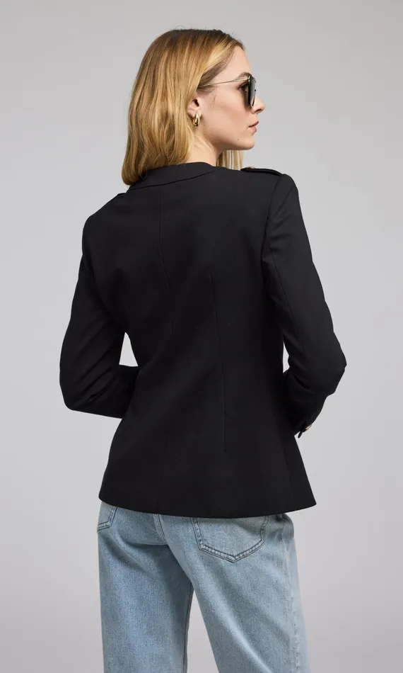 Women Generation Love Clothing Blazers and Jackets Alec Ponte Blazer Black