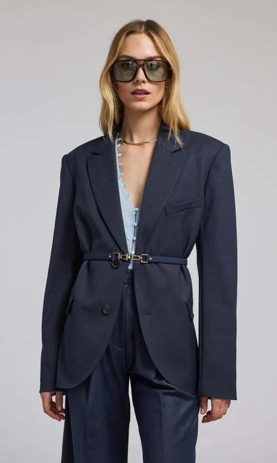 Women Generation Love Clothing Blazers and Jackets Martine Suiting Blazer Navy Women Generation Love Clothing Blazers and Jackets Martine Suiting Blazer Navy