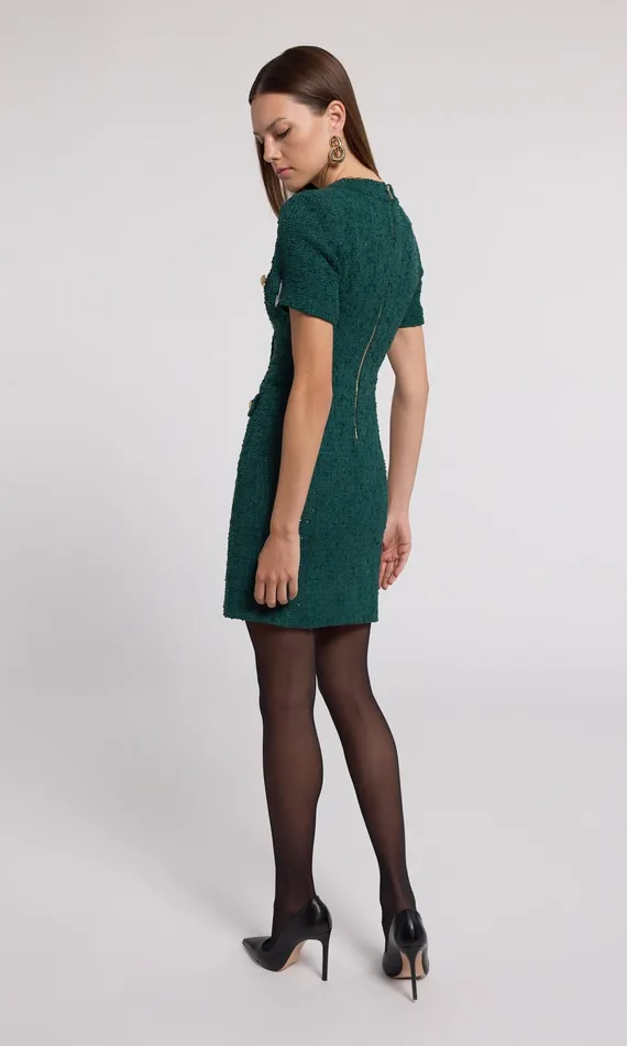 Women Generation Love Clothing Dresses Anne Tweed Dress Forest