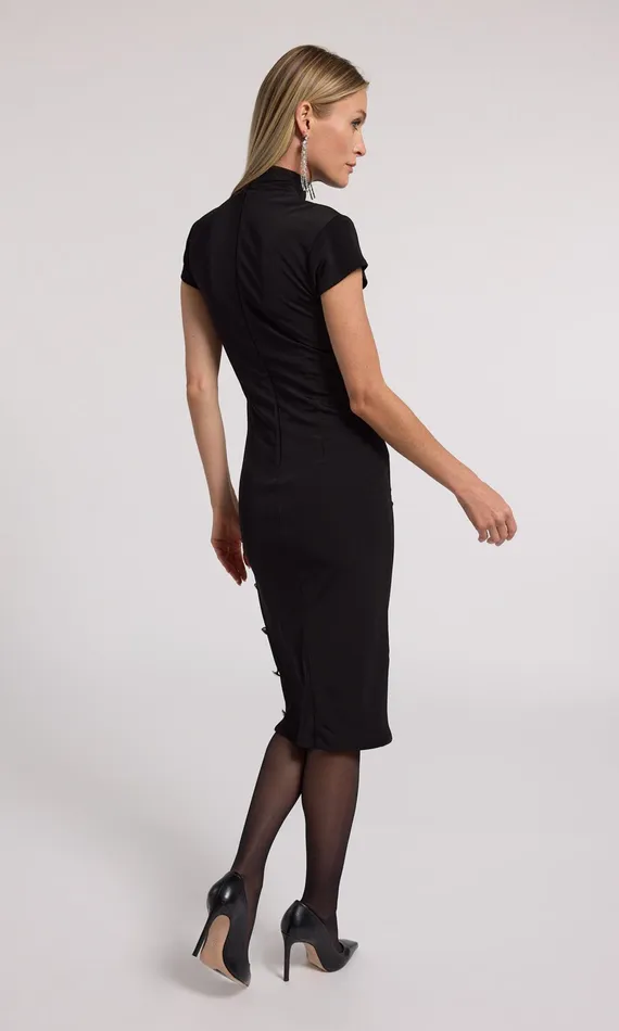 Women Generation Love Clothing Dresses Jayde Button Dress Black