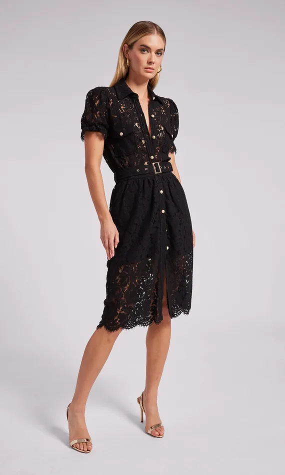 Women Generation Love Clothing Dresses Margot Lace Dress Black