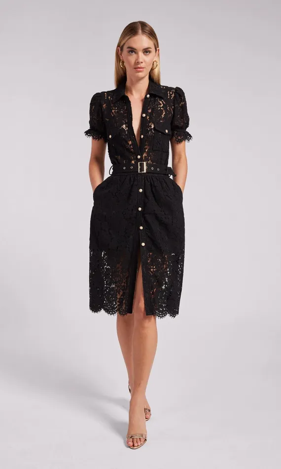 Women Generation Love Clothing Dresses Margot Lace Dress Black