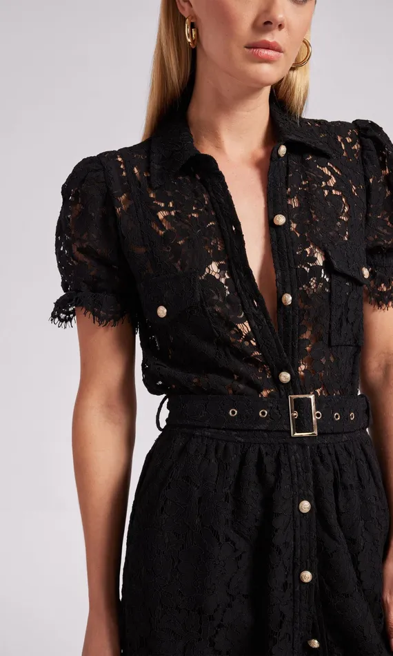 Women Generation Love Clothing Dresses Margot Lace Dress Black