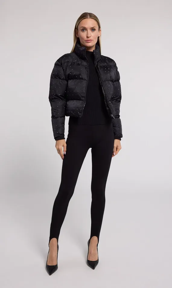 Women Generation Love Clothing Outerwear Rhoda Crystal Puffer Blackblack