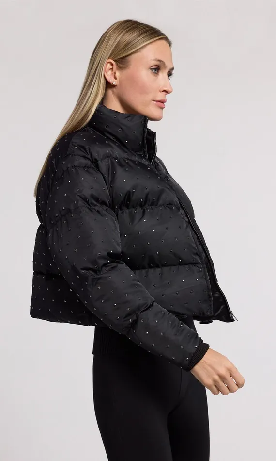 Women Generation Love Clothing Outerwear Rhoda Crystal Puffer Blackblack