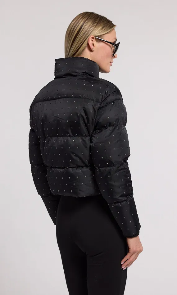 Women Generation Love Clothing Outerwear Rhoda Crystal Puffer Blackblack