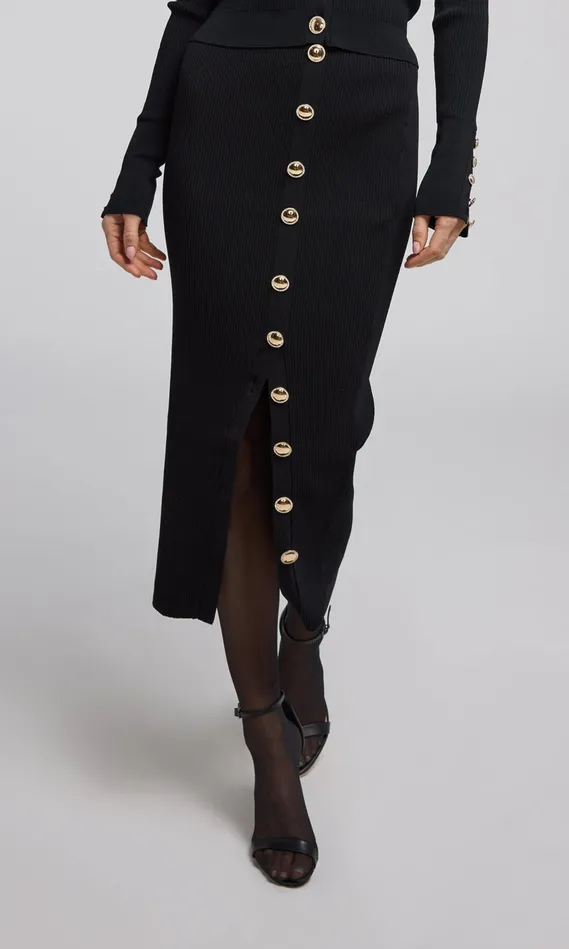Women Generation Love Clothing Skirts Addie Rib Skirt Black