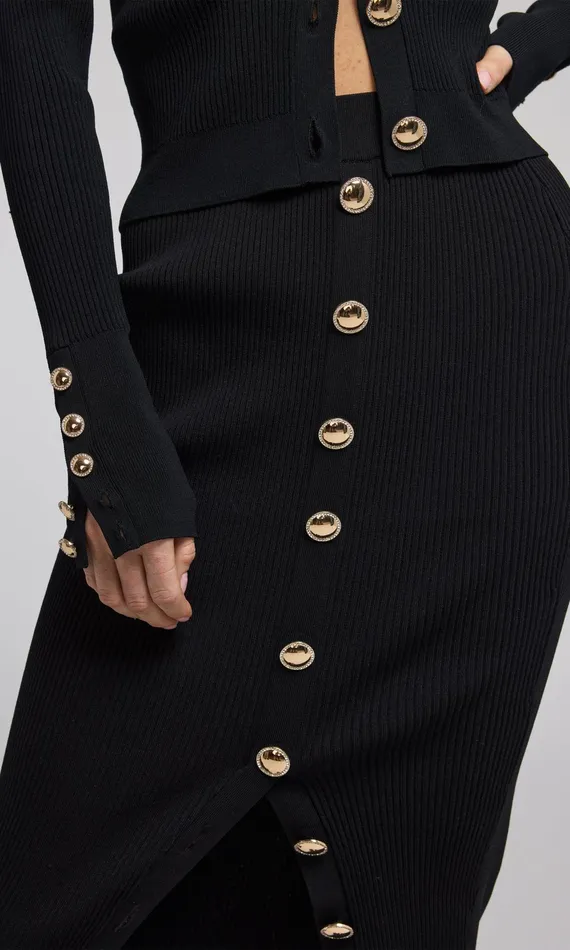Women Generation Love Clothing Skirts Addie Rib Skirt Black