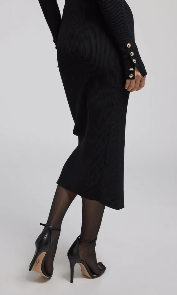 Women Generation Love Clothing Skirts Addie Rib Skirt Black
