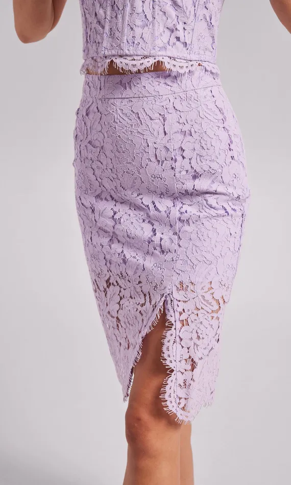 Women Generation Love Clothing Skirts Sue Lace Skirt Lilac