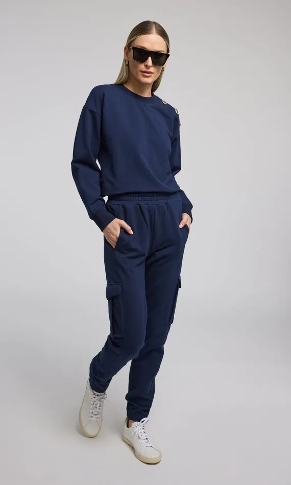 Women Generation Love Clothing Sweaters and Sweatshirts Cambria Sweatshirt French Navy