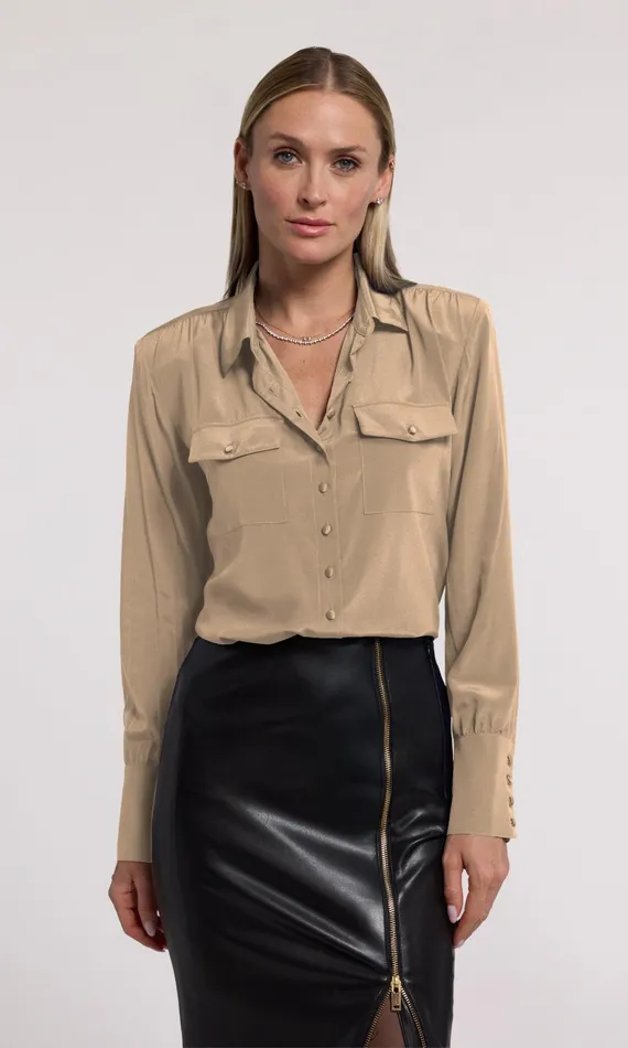Women Generation Love Clothing Tops Amberly Blouse Truffle