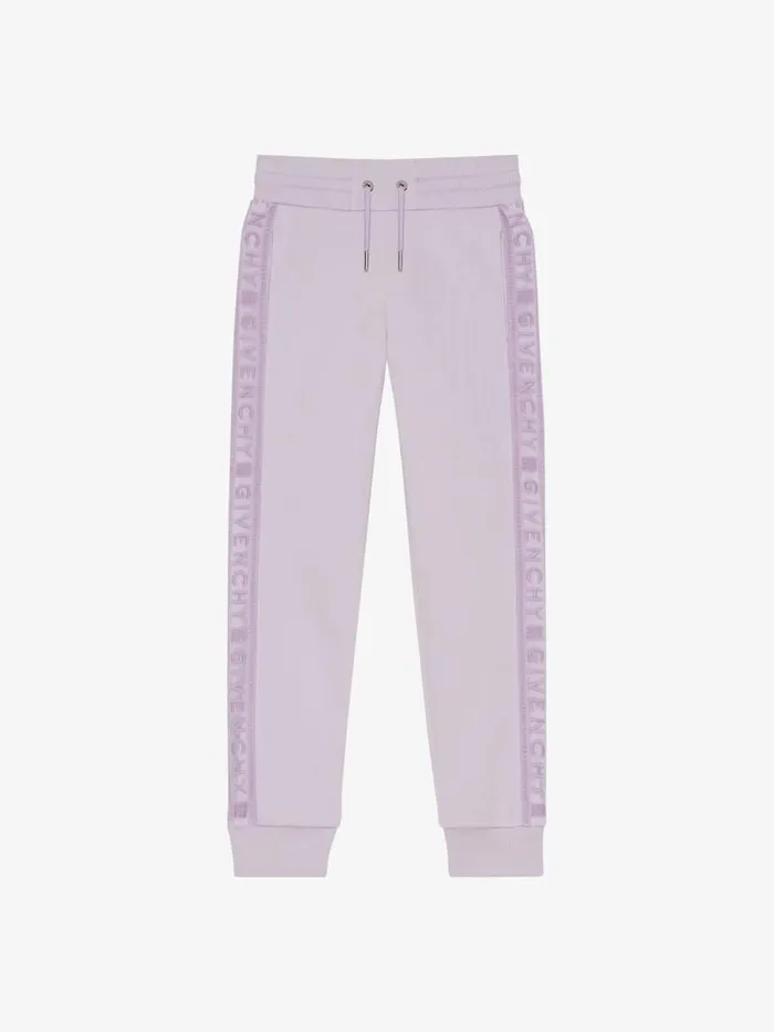 Women Girl 4 To 12 Years Givenchy GIVENCHY Jogger Pants In Fleece Lilac