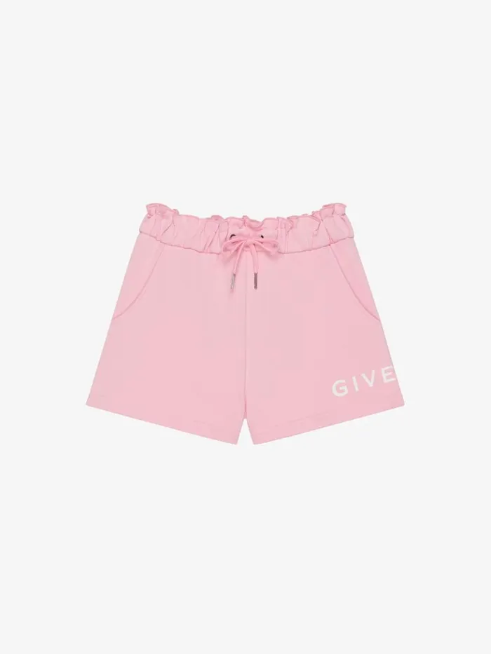 Women Girl 4 To 12 Years Givenchy Shorts In Fleece Pink