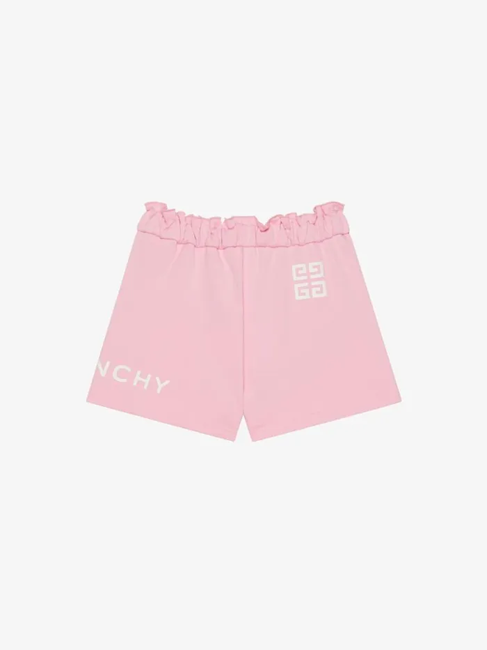 Women Girl 4 To 12 Years Givenchy Shorts In Fleece Pink Women Girl 4 To 12 Years Givenchy Shorts In Fleece Pink