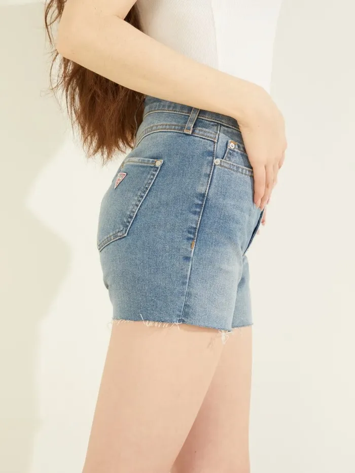 Women GUESS Eco 1981 Midi Shorts Esterbrook Bottoms Women GUESS Eco 1981 Midi Shorts Esterbrook Bottoms