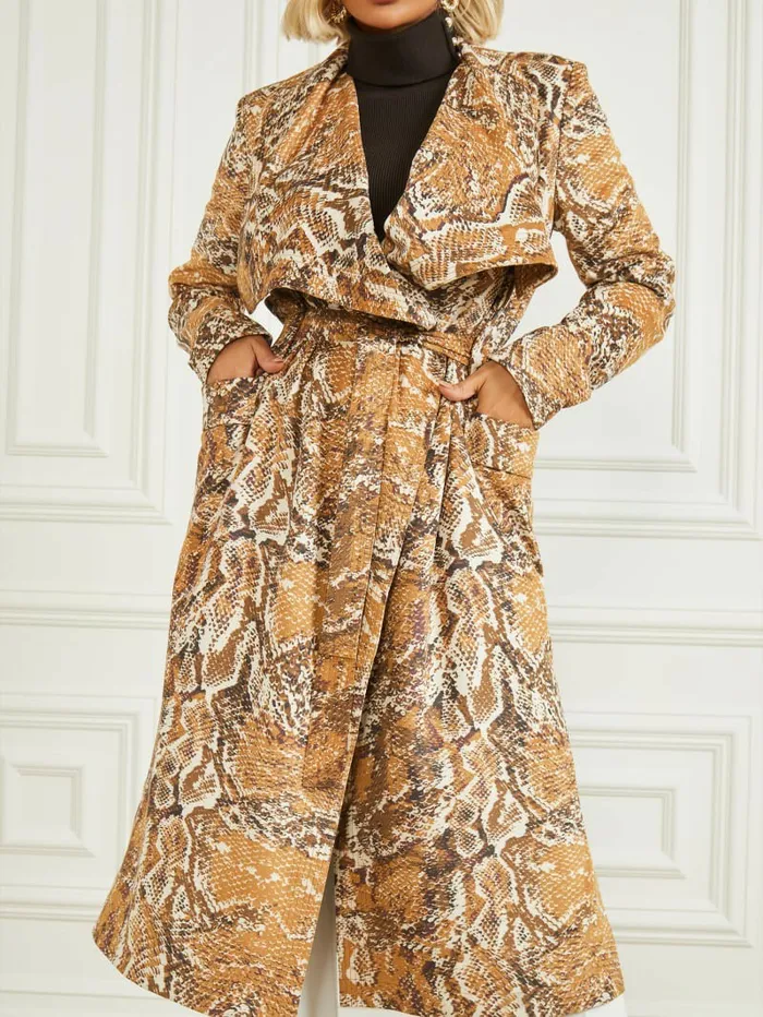 Women GUESS Hudson Snakeskin Printed CoverUp Secret Skin Print Jackets and Coats Women GUESS Hudson Snakeskin Printed CoverUp Secret Skin Print Jackets and Coats