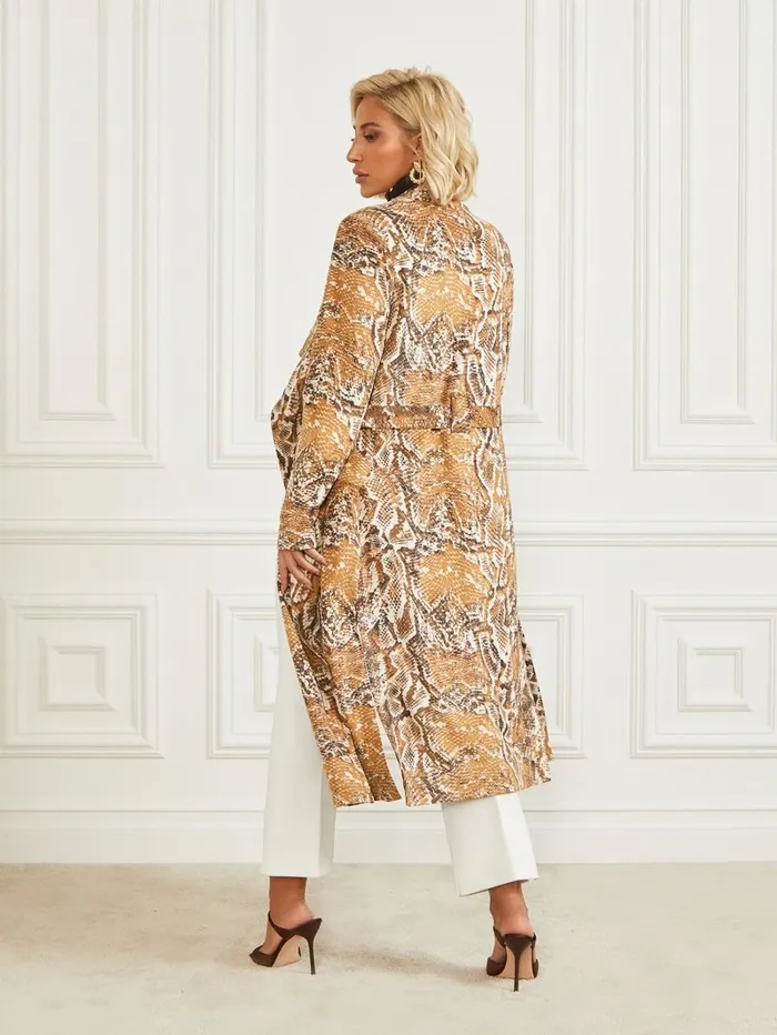 Women GUESS Hudson Snakeskin Printed CoverUp Secret Skin Print Jackets and Coats Women GUESS Hudson Snakeskin Printed CoverUp Secret Skin Print Jackets and Coats