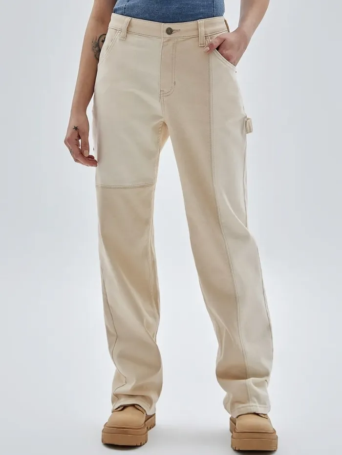 Women GUESS Originals Kit Carpenter Jeans Go Laurie Tan Wash Bottoms GUESS