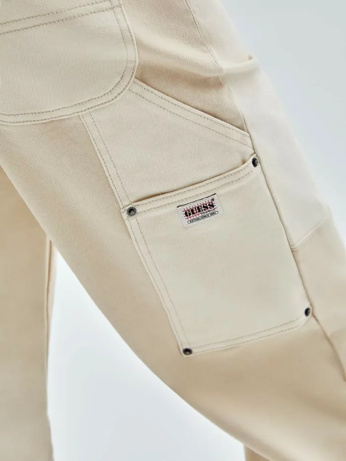 Women GUESS Originals Kit Carpenter Jeans Go Laurie Tan Wash Bottoms GUESS Women GUESS Originals Kit Carpenter Jeans Go Laurie Tan Wash Bottoms GUESS