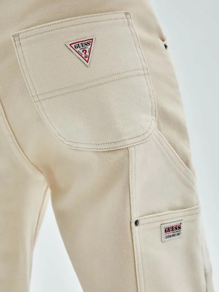 Women GUESS Originals Kit Carpenter Jeans Go Laurie Tan Wash Bottoms GUESS Women GUESS Originals Kit Carpenter Jeans Go Laurie Tan Wash Bottoms GUESS