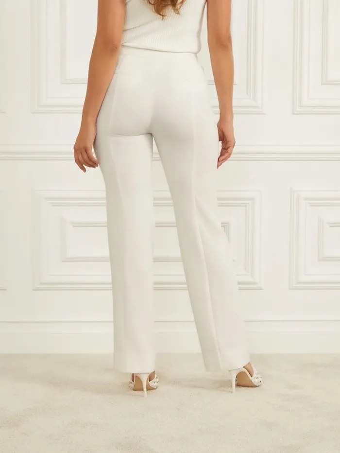 Women GUESS Sally Pant Pale Pearl Bottoms Women GUESS Sally Pant Pale Pearl Bottoms