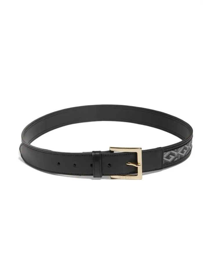 Women Hallie G Cube Belt Black Floral Print Belts GUESS Women Hallie G Cube Belt Black Floral Print Belts GUESS