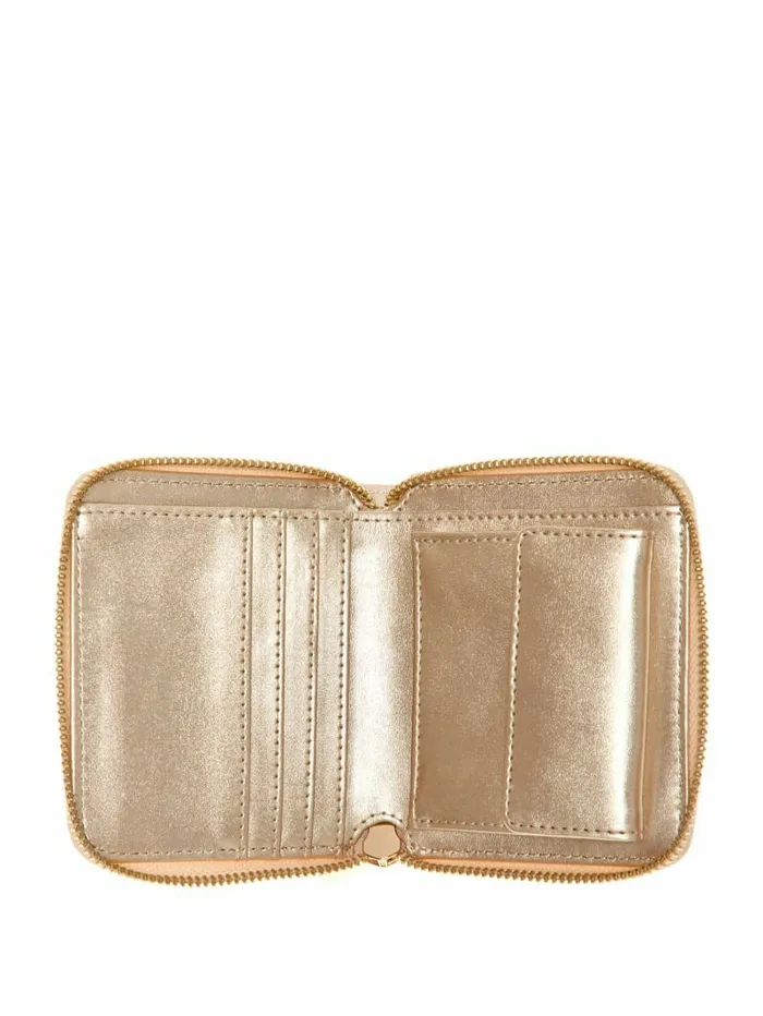 Women Handbags GUESS Ginevra Logo Small ZipAround Wallet Latte Logo Women Handbags GUESS Ginevra Logo Small ZipAround Wallet Latte Logo