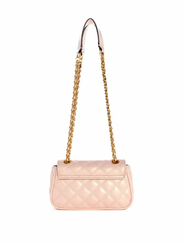 Women Handbags GUESS Giully Mini Convertible Crossbody Light Rose