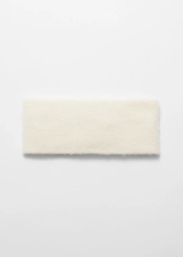 Women Headwear and Other Stories Cashmere Headband Dusty White