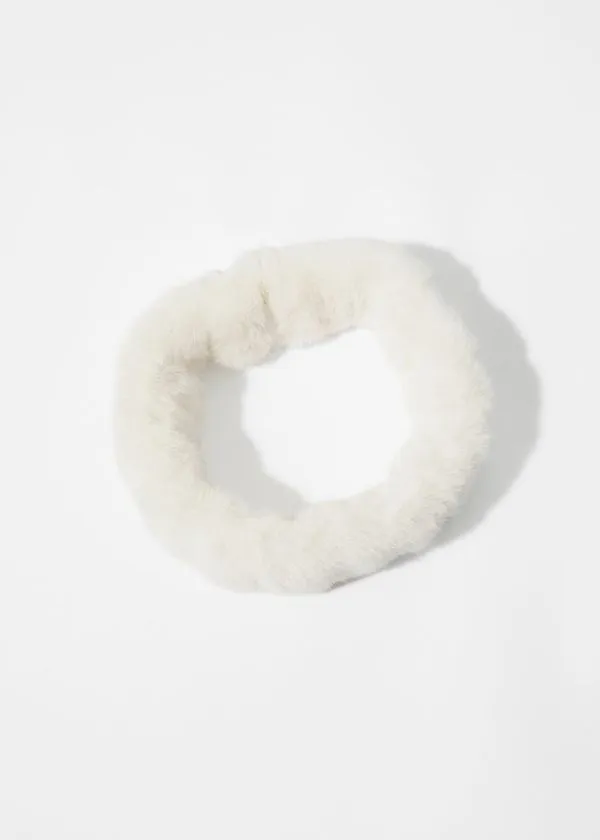 Women Headwear and Other Stories Faux Fur Headband Cream Women Headwear and Other Stories Faux Fur Headband Cream