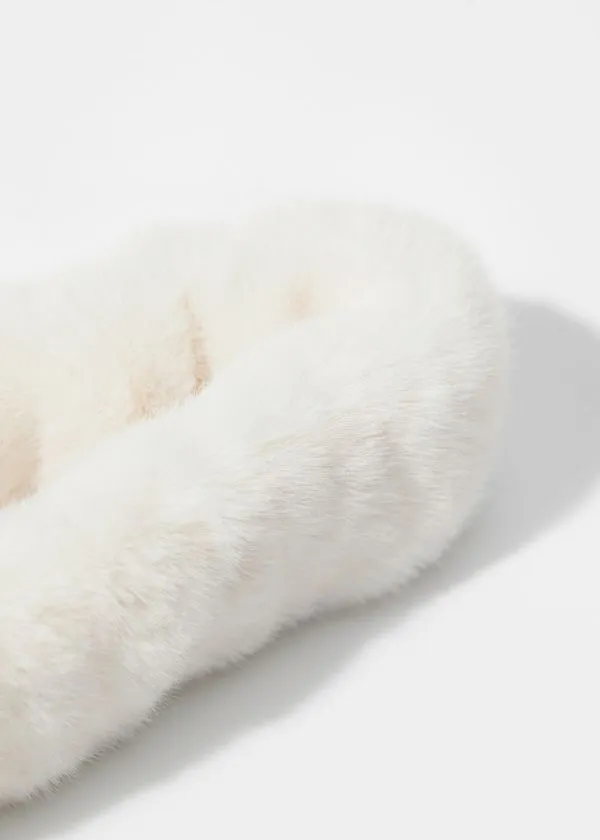 Women Headwear and Other Stories Faux Fur Headband Cream Women Headwear and Other Stories Faux Fur Headband Cream