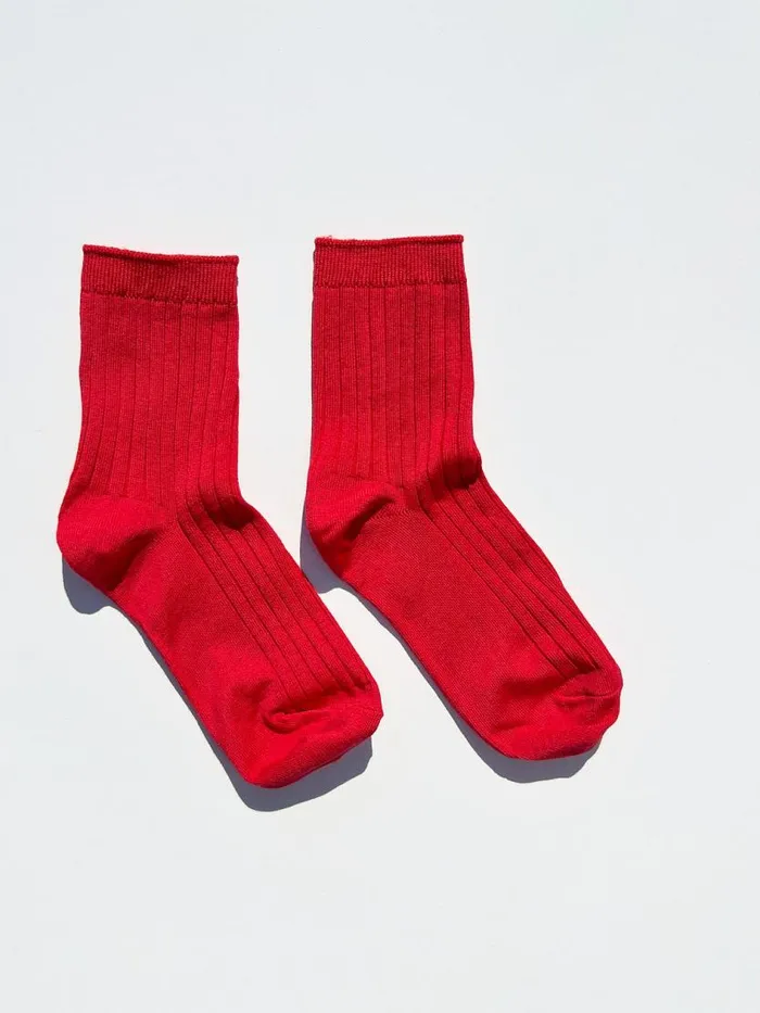 Women Her Socks Classic Red Lisa Says Gah Accessories