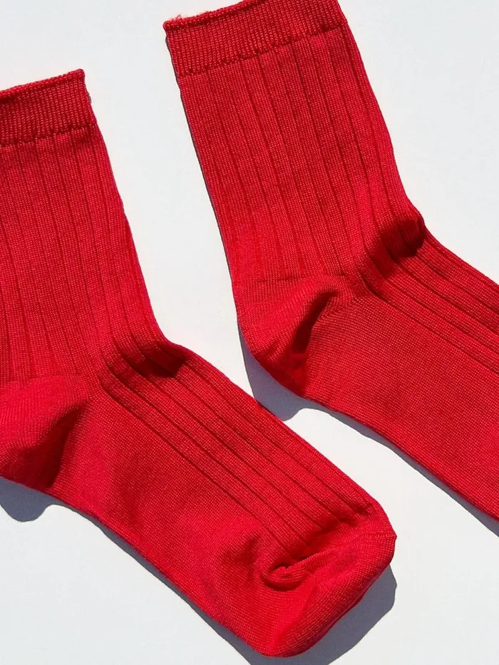 Women Her Socks Classic Red Lisa Says Gah Accessories Women Her Socks Classic Red Lisa Says Gah Accessories
