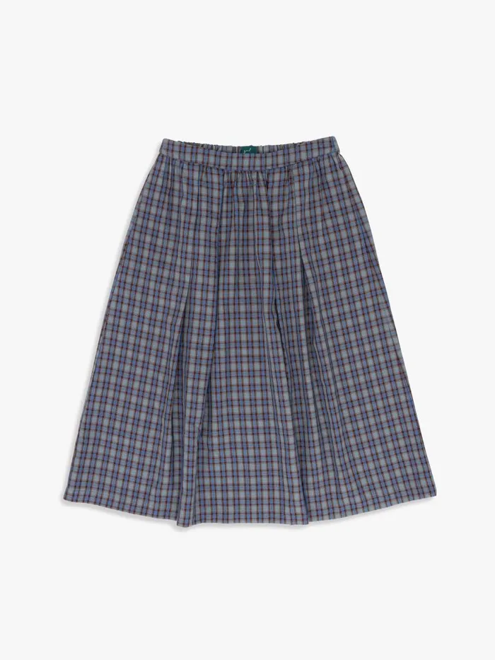 Women Irene Midi Skirt Grey Plaid Lisa Says Gah Skirts