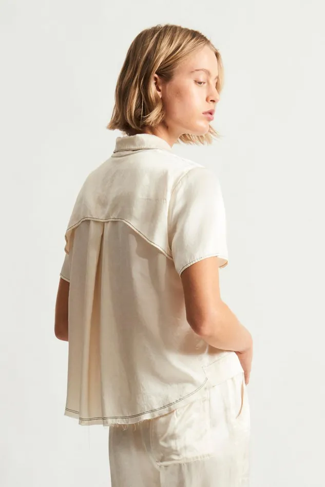 Women Ivory Calista Blouse Raquel Allegra Bottoms