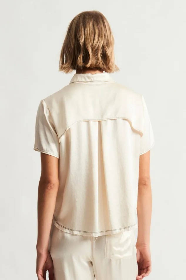 Women Ivory Calista Blouse Raquel Allegra Bottoms