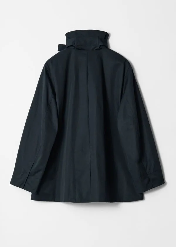 Women Jackets and Coats and Other Stories Aline FunnelNeck Jacket Dark Blue