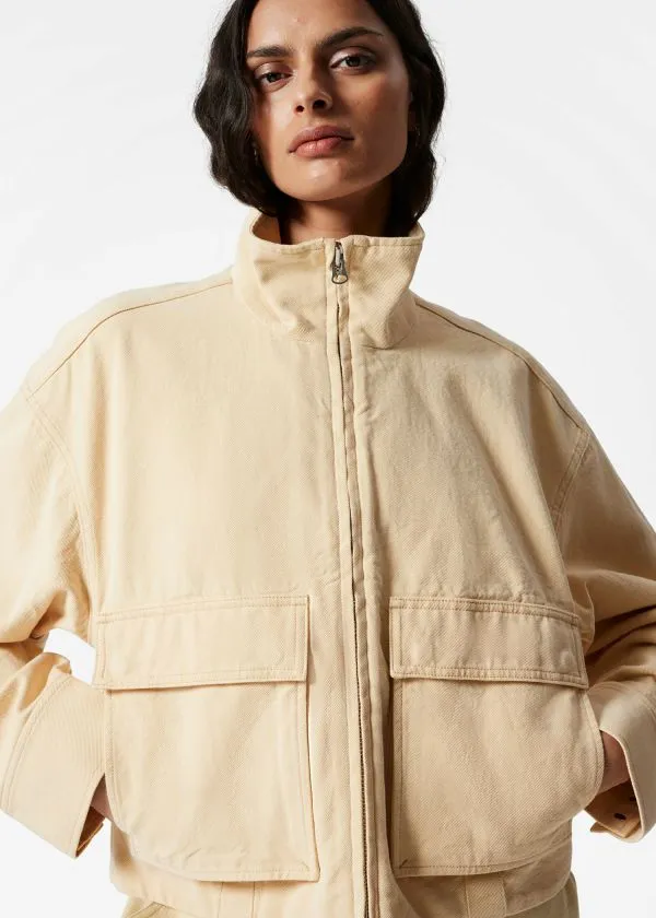 Women Jackets and Coats and Other Stories PatchPocket Jacket Yellow