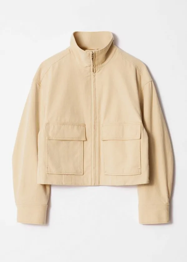 Women Jackets and Coats and Other Stories PatchPocket Jacket Yellow