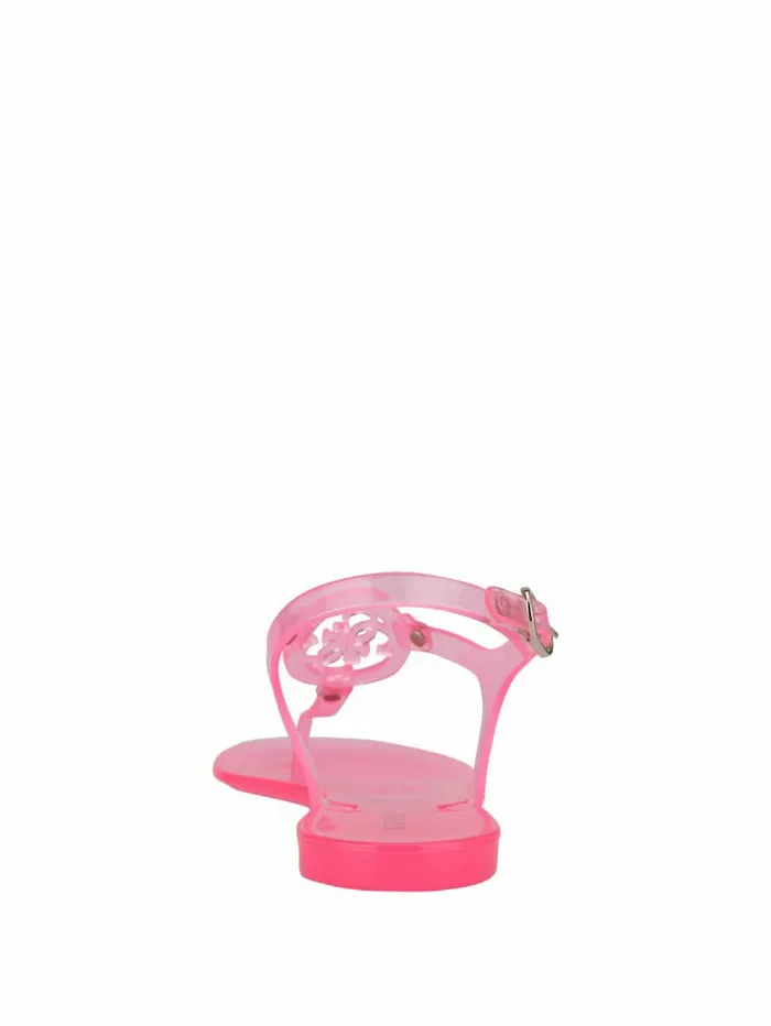 Women Janica Jelly TStrap Sandal Light Pink Sandals GUESS Women Janica Jelly TStrap Sandal Light Pink Sandals GUESS