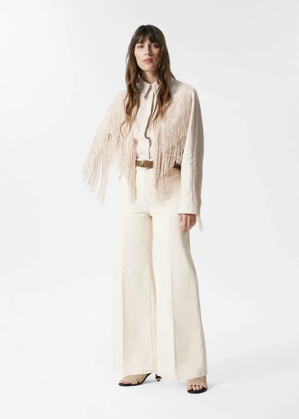 Women Jeans and Other Stories PressCrease Flared Jeans Cream